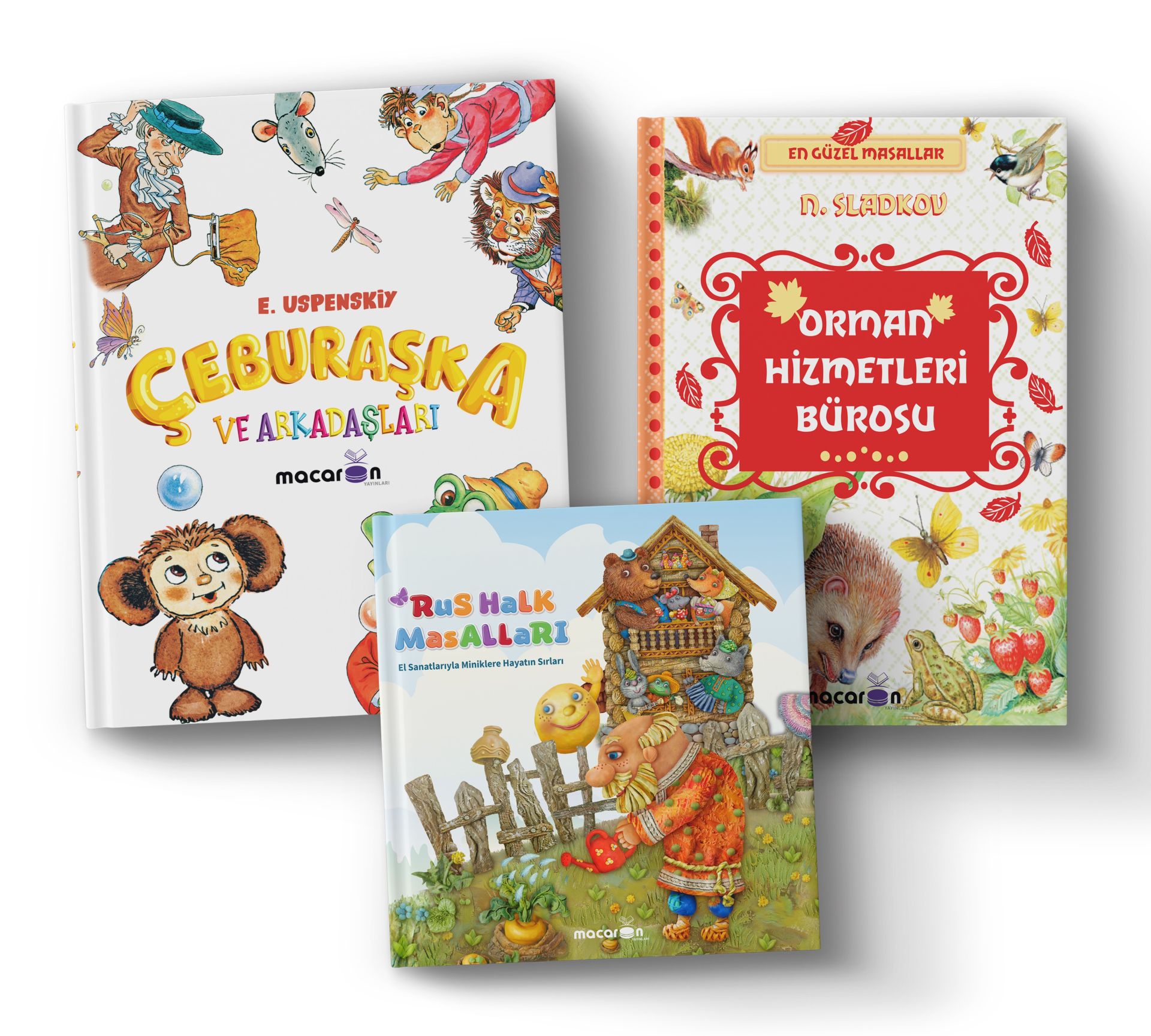 Zen Editions Çocuk Seti (Orman Hizmetleri Bürosu-Çeburaşka ve Arkadaşları-Rus Halk Masalları)