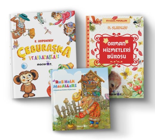 Zen Editions Çocuk Seti (Orman Hizmetleri Bürosu-Çeburaşka ve Arkadaşları-Rus Halk Masalları)